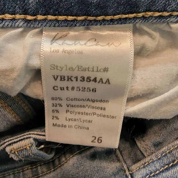 Kancan Distressed Denim Ankle Skinny Jeans Size 26 - Picture 7 of 8